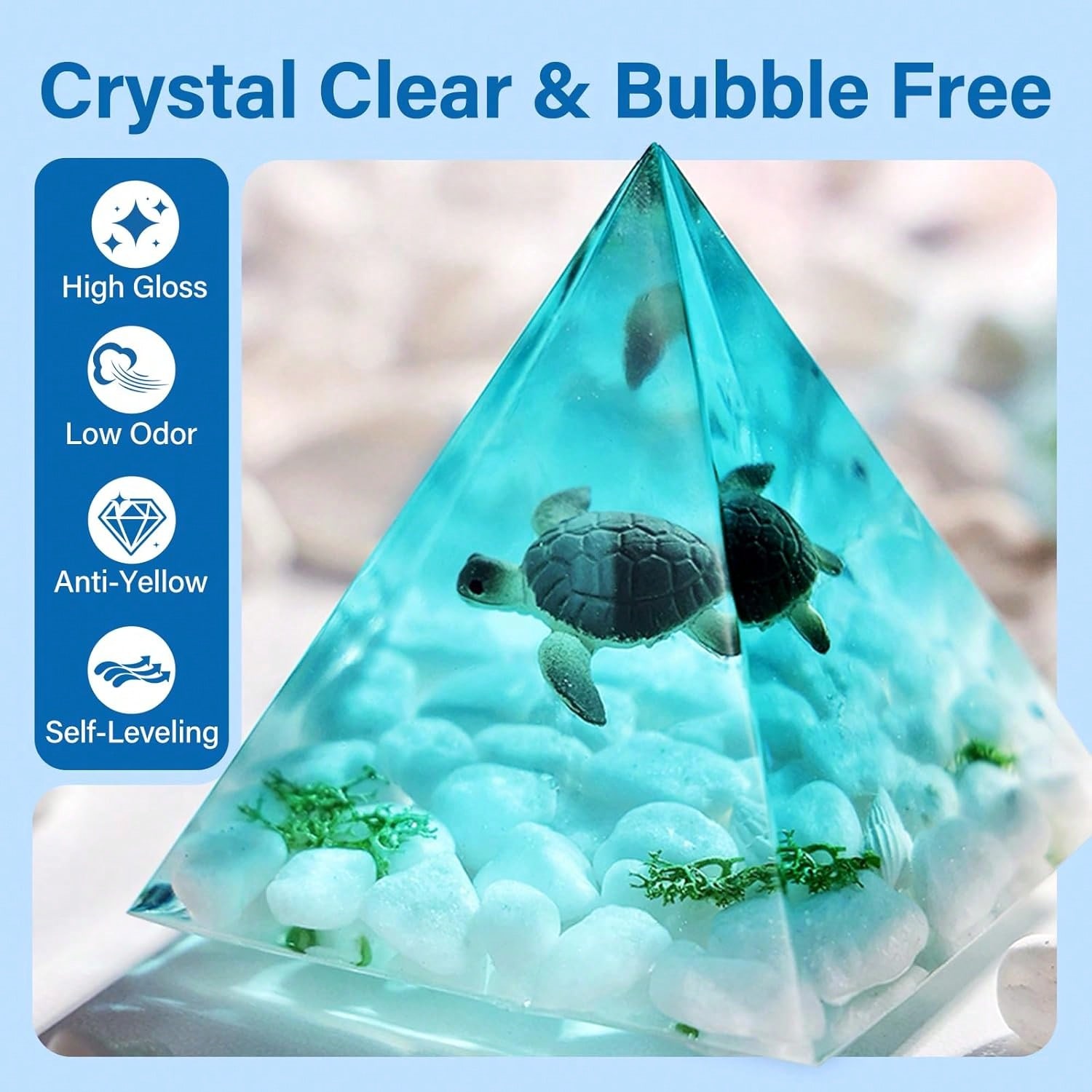 125ml/250ml Crystal Clear Cast - Resin Jewelry Kit ulasan dan harga