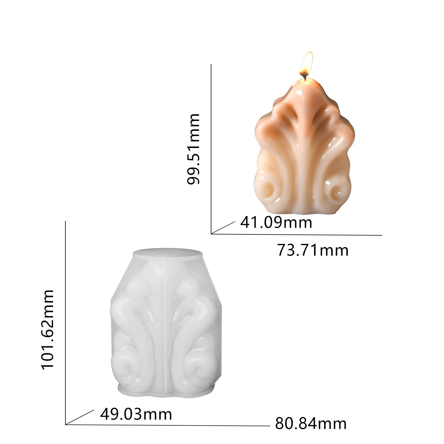 Ocean Shell Candle Silicone Mo - Resin Ocean Wave Mold ulasan dan harga